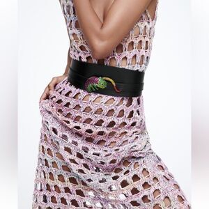 Zara chameleon jewel belt